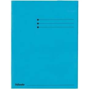 Esselte 3-vouwmap Rainbow karton A4 blauw