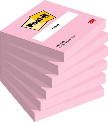 3M Post-it notities 76 x 76 mm, roze