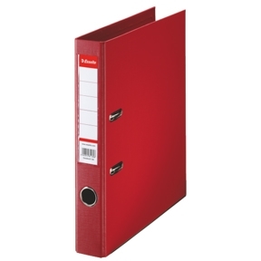 Esselte Brevordner standaard. PP A4 50mm rood.