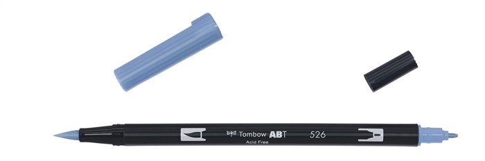 Tombow Marker ABT Dual Brush 526 ware blauw