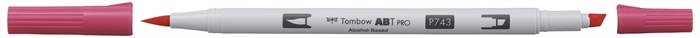 Tombow Marker alcohol ABT PRO Dual Brush 743 felroze