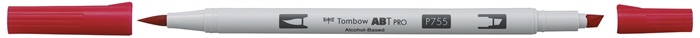 Tombow Marker alcohol ABT PRO Dual Brush 755 rubyrood