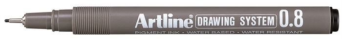 Artline Tekensysteem 0.8 zwart