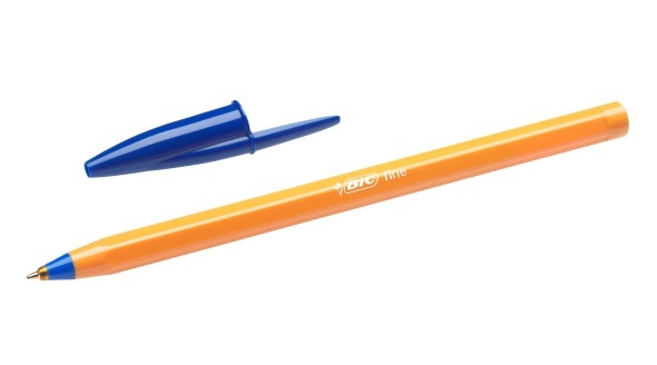 Bic Orange fijne balpennen blauw.