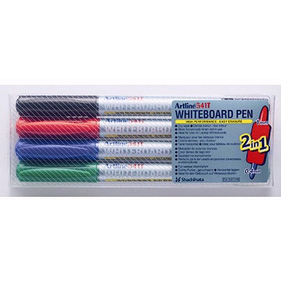 Artline Whiteboard Marker 541T 2-in-1 4-set

Artline Whiteboard Marker 541T 2-in-1 4-set