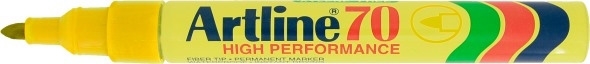 Artline Marker 70 Permanent 1.5 geel