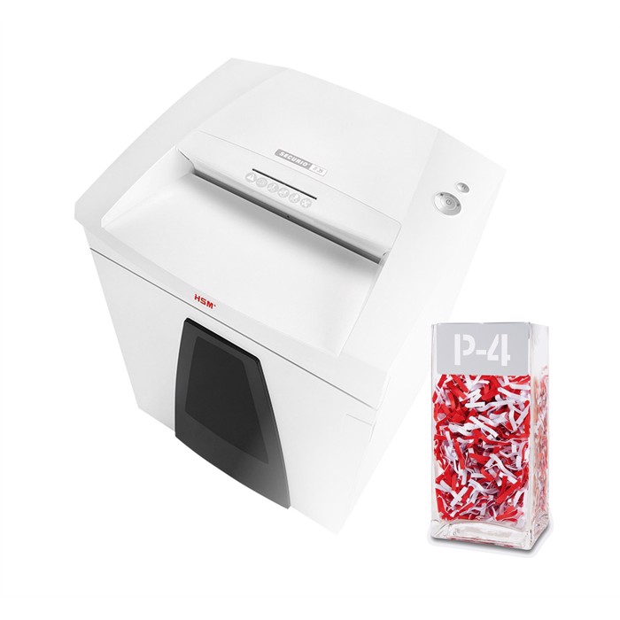 HSM Securio shredder B35 P4 4,5x30 confetti incl. olie.