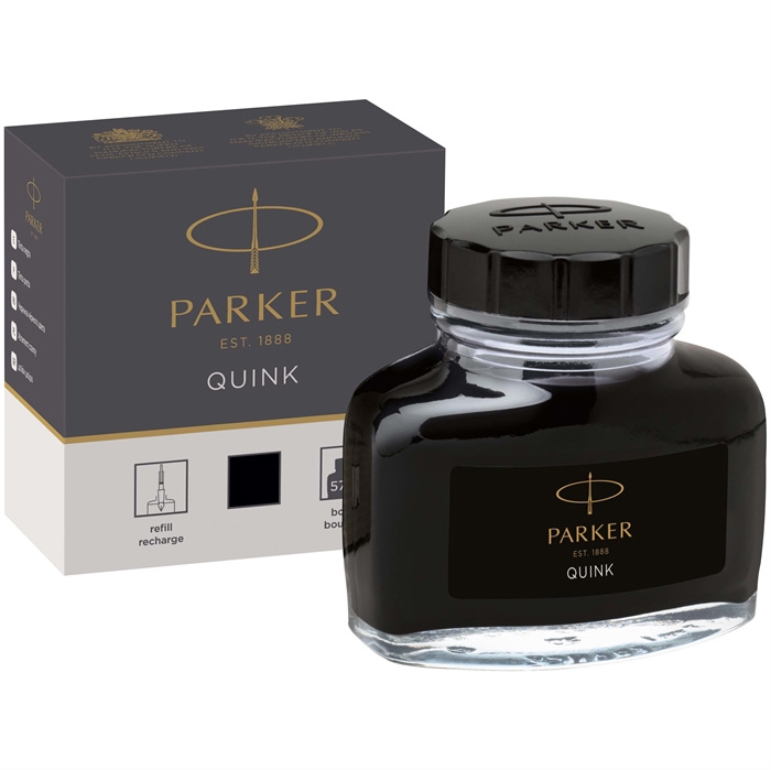 Parker inkt Quinkflow M 57ml zwart