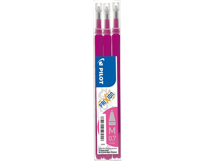 Pilot Frixion Clicker 0,7 navulling roze (3)