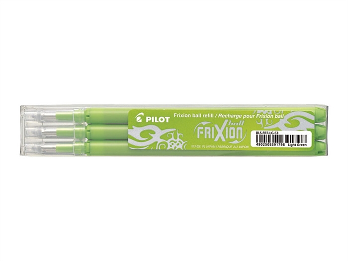 Pilot Frixion Clicker 0,7 navulling lichtgroen (3)