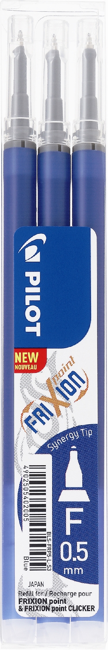 Pilot Frixion Point Clicker 0,5 navulling blauw (3)