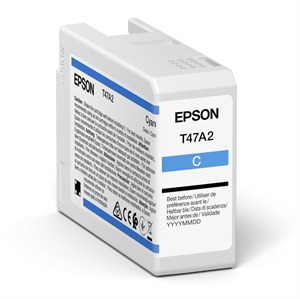 Epson Cyan 50 ml inktpatronen T47A2 - Epson SureColor P900