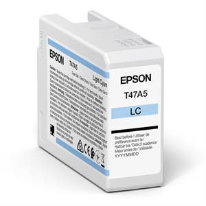 Epson Light Cyan 50 ml inktpatronen T47A5 - Epson SureColor P900