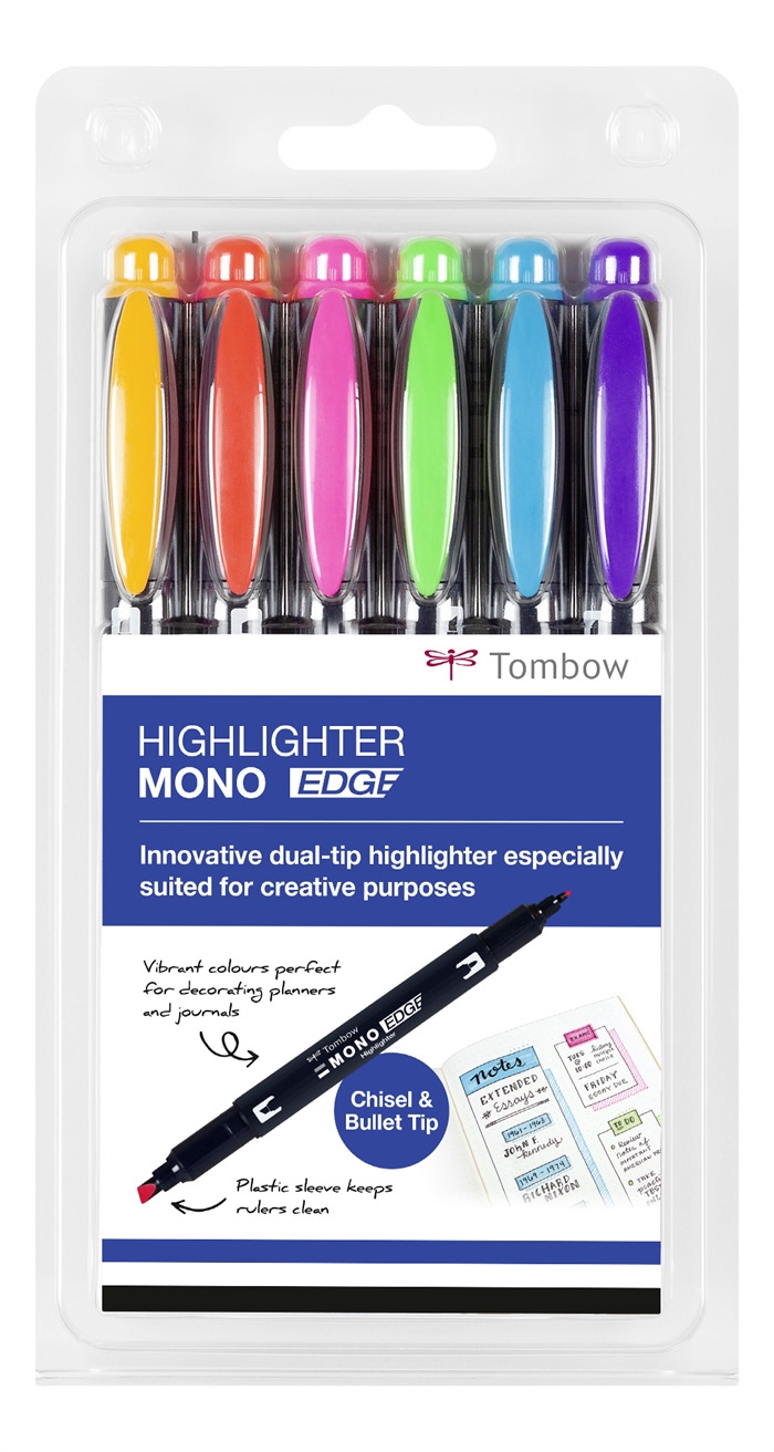 Tombow Overstregningspen MONO edge set assortiment (6)