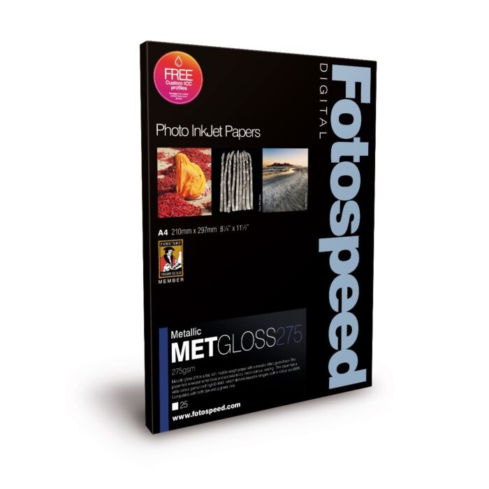 Fotospeed Metallic Gloss 275 g/m² - A3+, 25 vellen