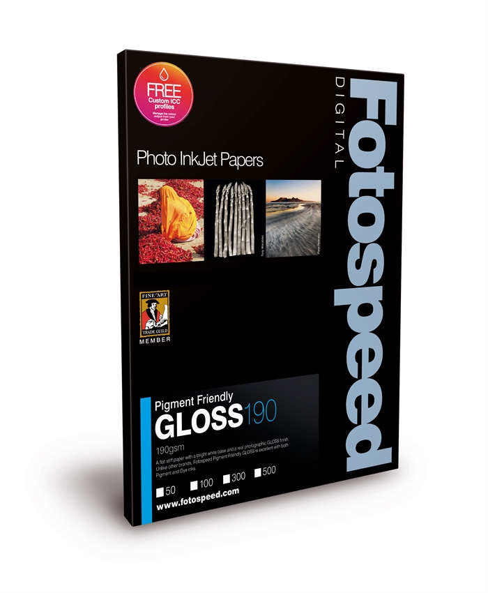 Fotospeed PF Gloss 190 g/m² - A3+, 300 g/m² vellen