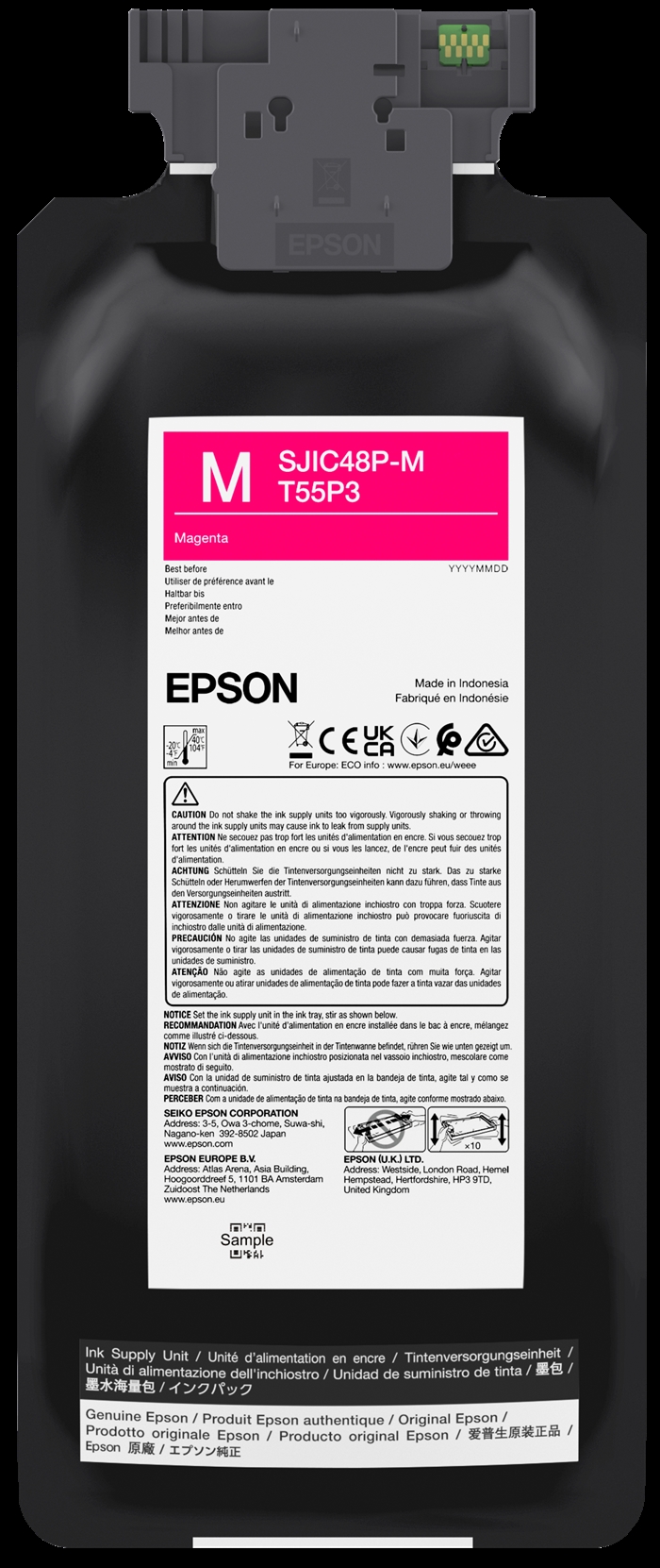 Epson magenta inktcartridge voor Epson ColorWorks C8000